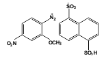 Fast Red B 1,5-naphthalene disulfonate salt