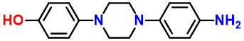 1-(4-Aminophenyl)-4-(4-hydroxyphenyl)- piperazine
