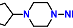 4-Cyclopentylpiperazin-1-amine